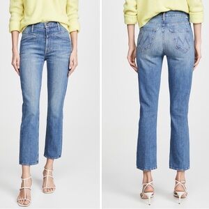MOTHER
The Dazzler Yoke-Front Ankle Jeans in Wander Dust
